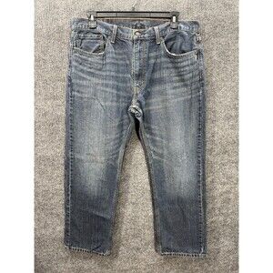 Levis 559 Jeans Mens 38x30 Blue Straight Relaxed Denim 100% Cotton Medium Wash